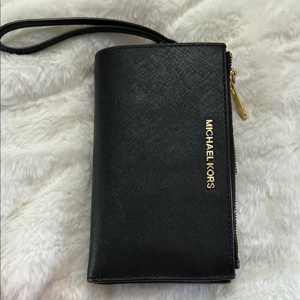 Michael Kors Black Structured Tote Bag and Wallet BUNDLE!!!! - Picture 10 of 16